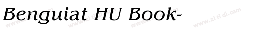 Benguiat HU Book字体转换